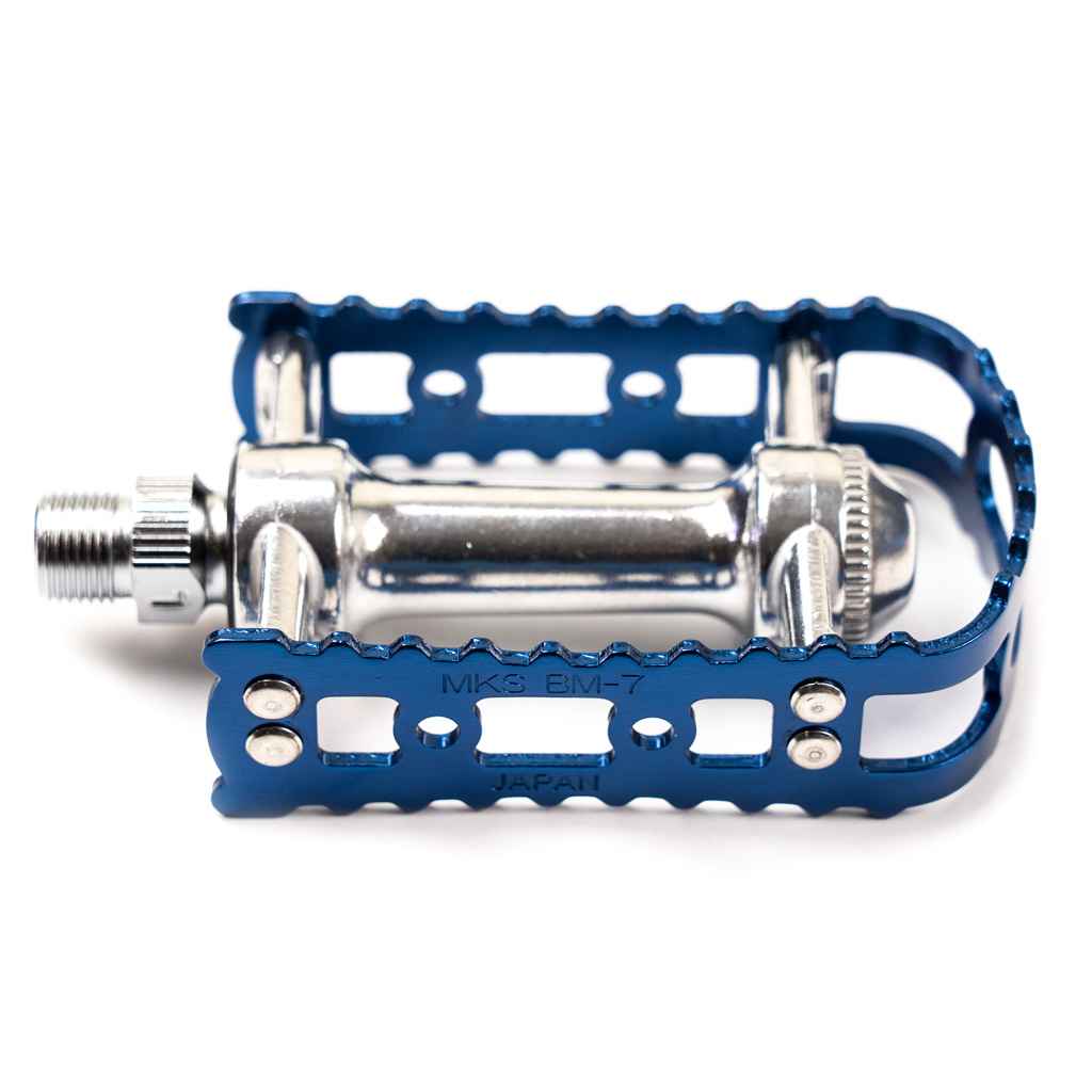MKS BM-7 Pedals 1/2" - Pair - Dark Blue