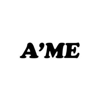 AME Grips Bubble Font Decal - Retangle