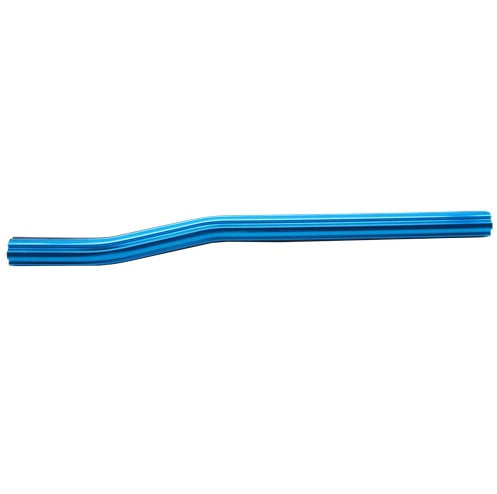 Seat Post Aluminium Fluted Snake 22.2mm x 400mm - Bright Blue