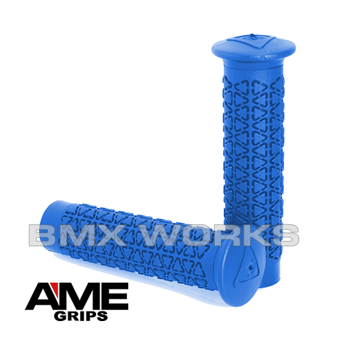 AME Freestyle Round Grips - Blue Pair