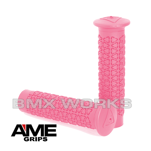 AME Freestyle Round Grips - Pink Pair