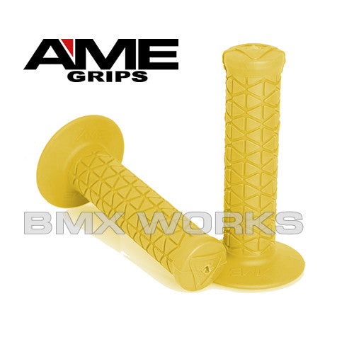 AME Tri Grips Yellow Pair