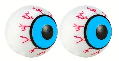 BMX Valve Caps Pairs - Eyeball