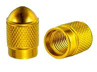 BMX Valve Caps Type #4 - 1 Pair - Gold