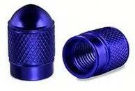BMX Valve Caps Type #4 - 1 Pair - Dark Blue
