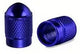 BMX Valve Caps Type #4 - 1 Pair - Dark Blue