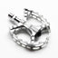 MKS XC-III Bear Trap Pedals Silver 1/2" Pair