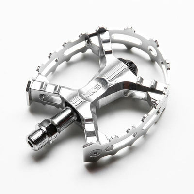 MKS XC-III Bear Trap Pedals Silver 1/2" Pair