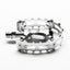 MKS XC-III Bear Trap Pedals Silver 1/2" Pair