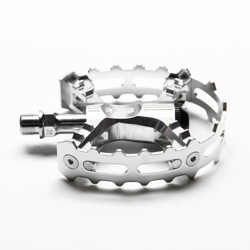 MKS XC-III Bear Trap Pedals Silver 1/2" Pair