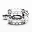 MKS XC-III Bear Trap Pedals Silver 9/16" Pair