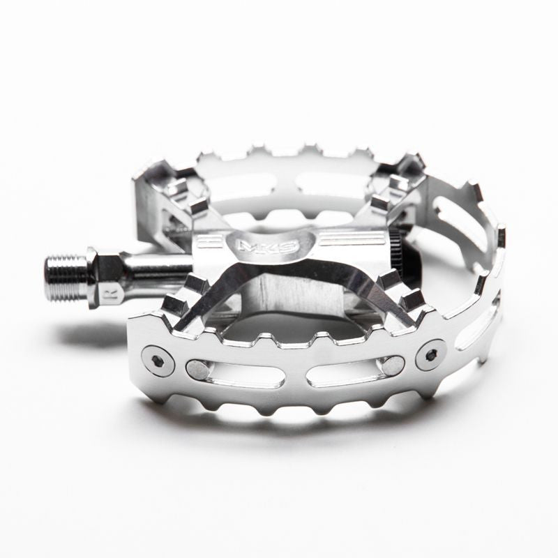 MKS XC-III Bear Trap Pedals Silver 9/16" Pair