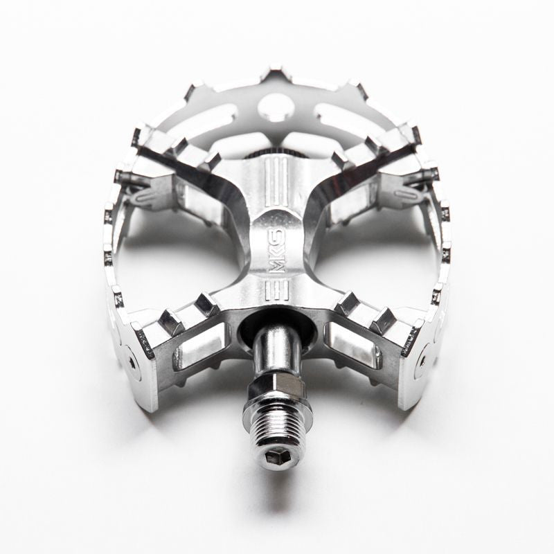 MKS XC-III Bear Trap Pedals Silver 9/16" Pair