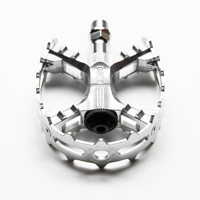 MKS XC-III Bear Trap Pedals 1/2" Pair - Silver