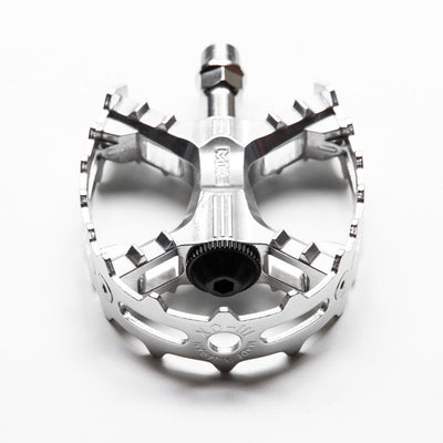 MKS XC-III Bear Trap Pedals 9/16" Pair - Silver
