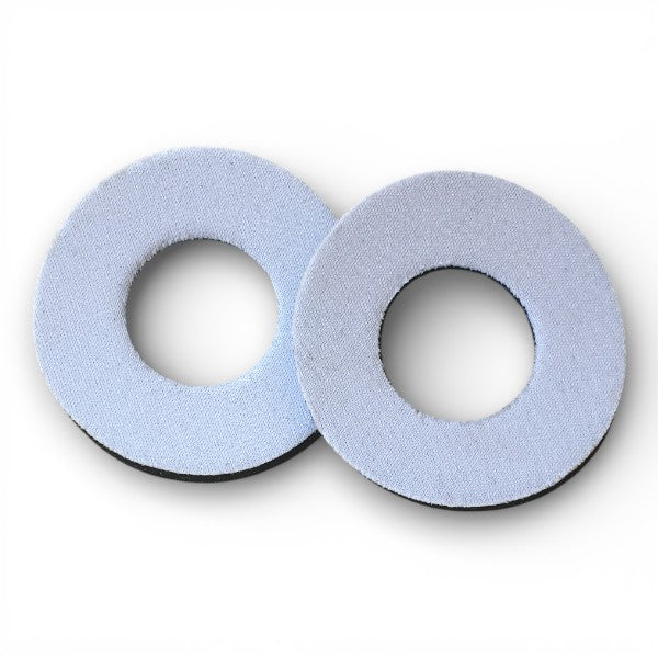 ProBMX Flite Style BMX Bicycle Foam Grip Donuts - Plain White - Pairs