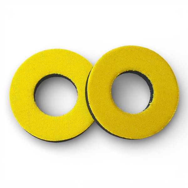 ProBMX Flite Style BMX Bicycle Foam Grip Donuts - Plain Yellow - Pairs