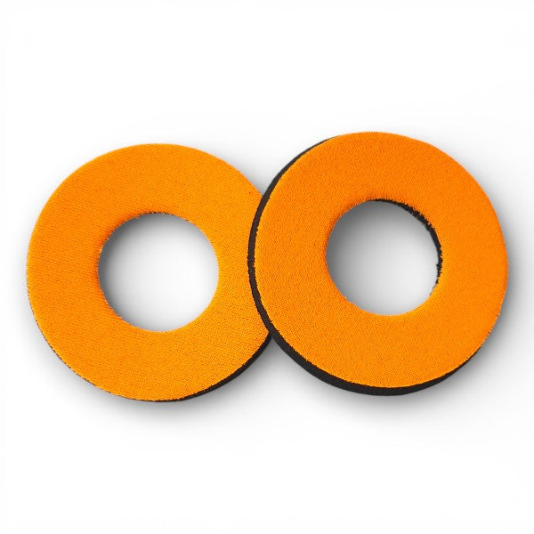 ProBMX Flite Style BMX Bicycle Foam Grip Donuts - Plain Orange - Pairs