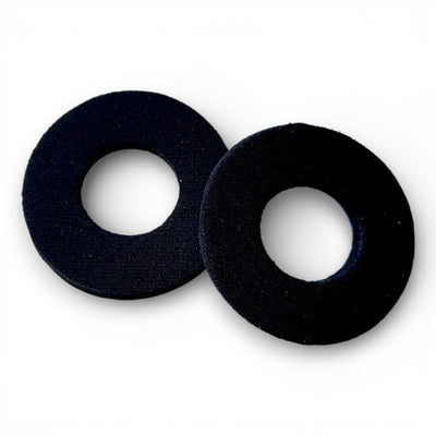 ProBMX Flite Style BMX Bicycle Foam Grip Donuts - Plain Black - Pairs