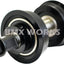 YST American 3 Piece Crank Bottom Bracket Conv Kit Sealed - Black