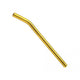Seat Post Aluminium Fluted Layback 22.2mm x 400mm - Gold