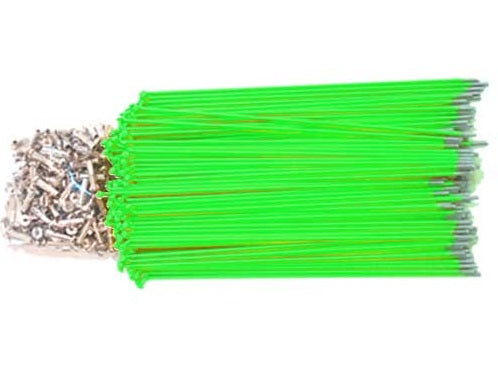 Fluro Green Spokes 14g x 184mm Long - Pack of 144