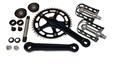 Limited: ProBMX 3 Piece Crank Set, BB & Pedals - Black
