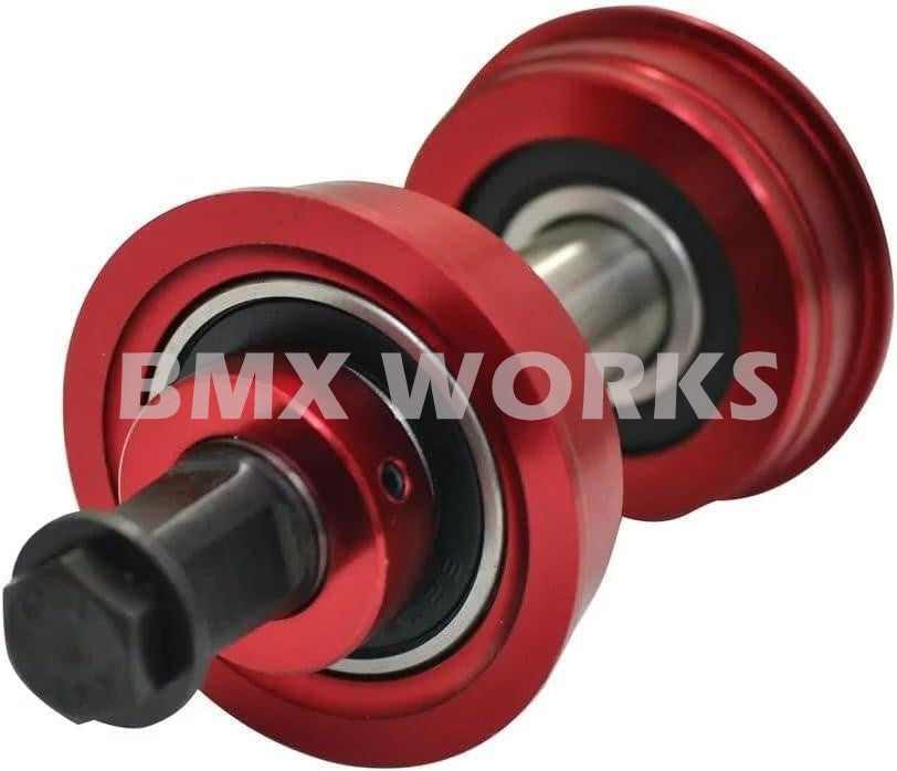 YST American 3 Piece Crank Bottom Bracket Conv Kit Sealed - Red
