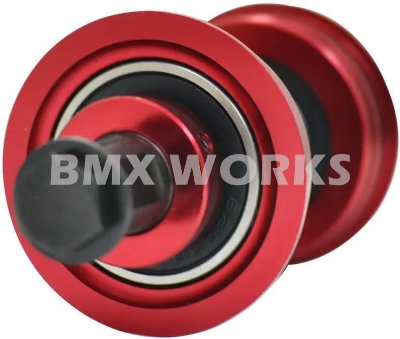 YST American 3 Piece Crank Bottom Bracket Conv Kit Sealed - Red
