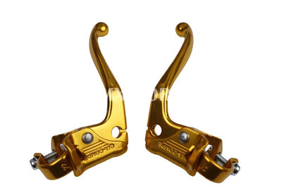 Dia-Compe MX132 - 45 Deg Pre Bent Lever - Pair - DC Gold