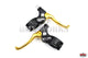 Tech-77 Levers (with lock) Pairs - Black & DC Gold