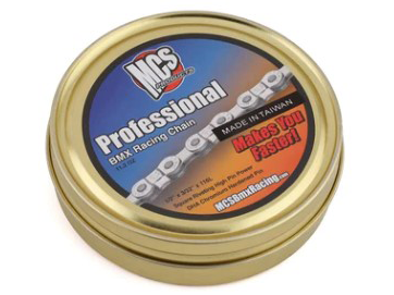 MCS 1/2" x 3/32" x 116 Link Pro BMX Racing Chain - Silver