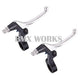 Tektro 4 Finger Lever Pair - Black & Silver - 510