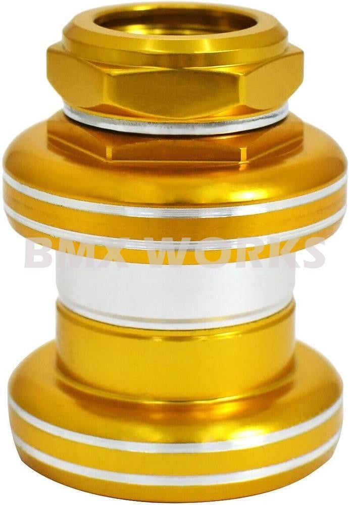 ProBMX MX-5 Alloy BMX Headset 1" Threaded - Gold