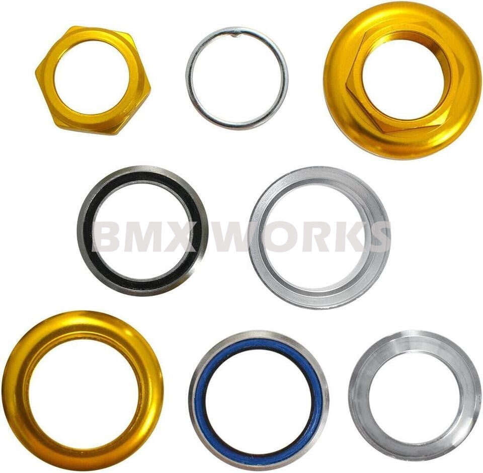 ProBMX MX-5 Alloy BMX Headset 1" Threaded - Gold