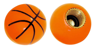 BMX Basketball Valve Caps Pairs - Orange