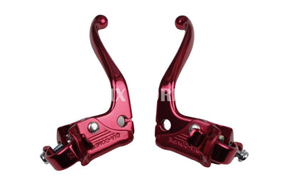 Dia-Compe MX132 - 45 Deg Pre Bent Lever - Pair -  Red