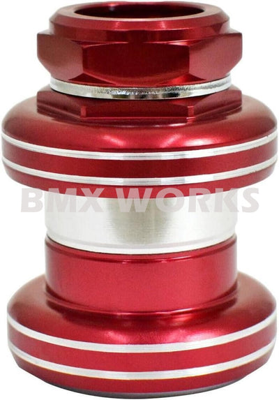 ProBMX MX-5 Alloy BMX Headset 1" Threaded - Red