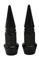 BMX Long Bullet Valve Caps Pairs - Black