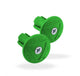AME Grip Saver End Caps - Pair - Green