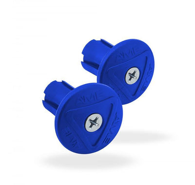 AME Grip Saver End Caps - Pair - Blue