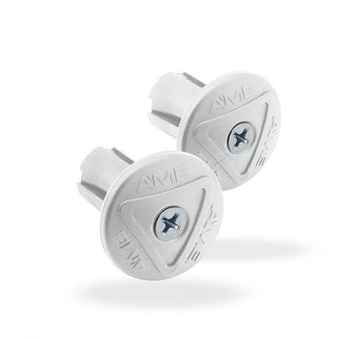 AME Grip Saver End Caps - Pair - White