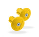 AME Grip Saver End Caps - Pair - Yellow