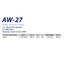 Genuine Tange AW27 Headset with Stamped Nut - Chrome