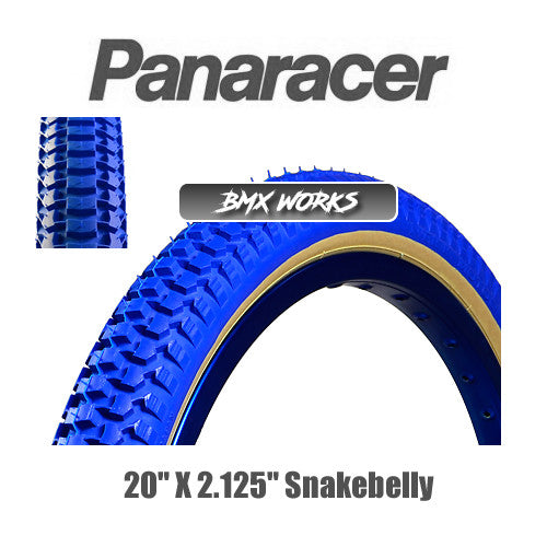 Panaracer NTKK Snakebelly Tyre 20" x 2.125" Kevlar Bead Blue