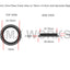 Crank Spindle Adaptor 23.75mm x 19mm x 6.0mm