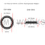 Crank Spindle Adaptor 23.75mm x 22mm x 6.0mm