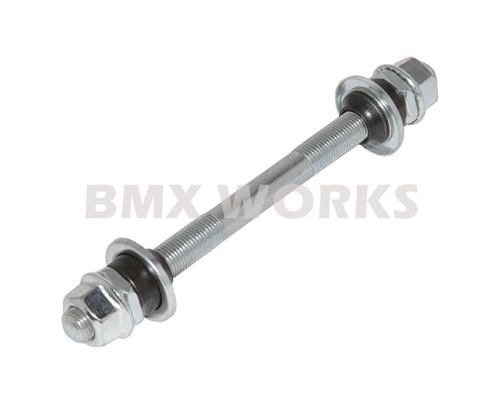 ProBMX Axle 3/8'' x 26 tpi x 155mm Long Steel - Silver & Silver