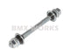 ProBMX Axle 3/8'' x 26 tpi x 155mm Long Steel - Silver & Silver