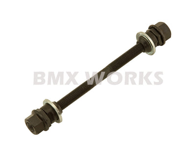 ProBMX Axle 3/8'' x 26 tpi x 140mm Long Ch-Mo - Black & Black